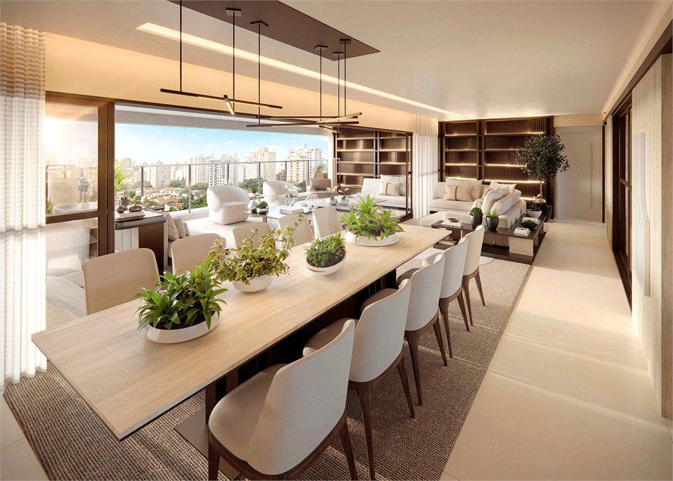 Apartamento com 4 quartos à venda em Brooklin paulista - SP