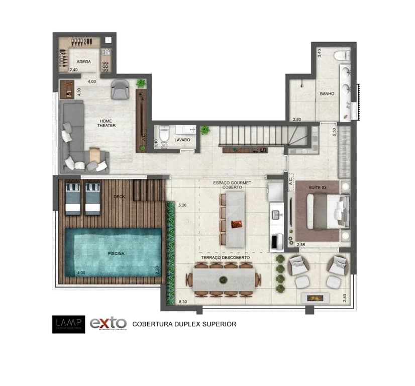 Apartamento com 4 quartos à venda em Perdizes - SP