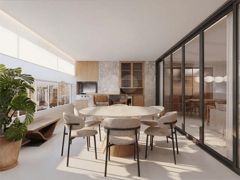 Apartamento com 3 quartos à venda em Brooklin paulista - SP